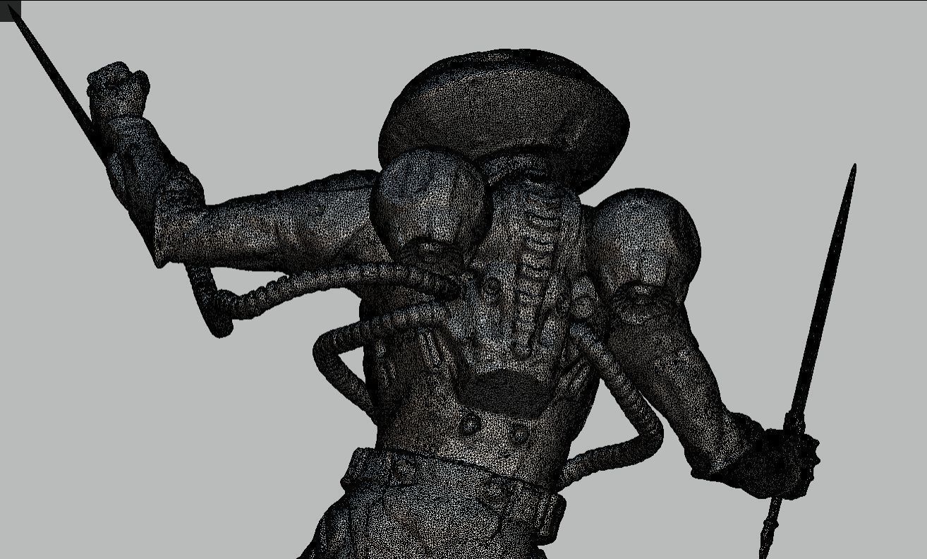 BLACK MANTA inspirited model 3D print model_13