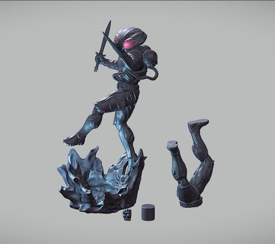 BLACK MANTA inspirited model 3D print model_6