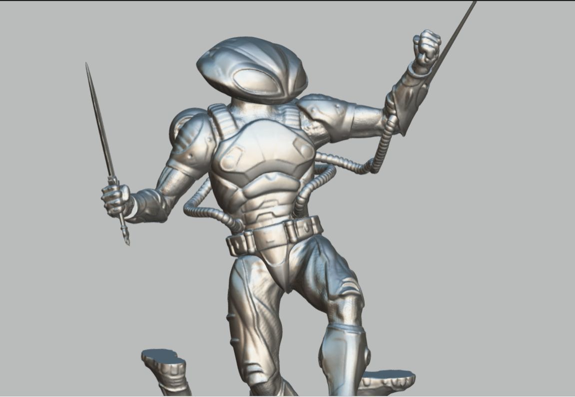 BLACK MANTA inspirited model 3D print model_9