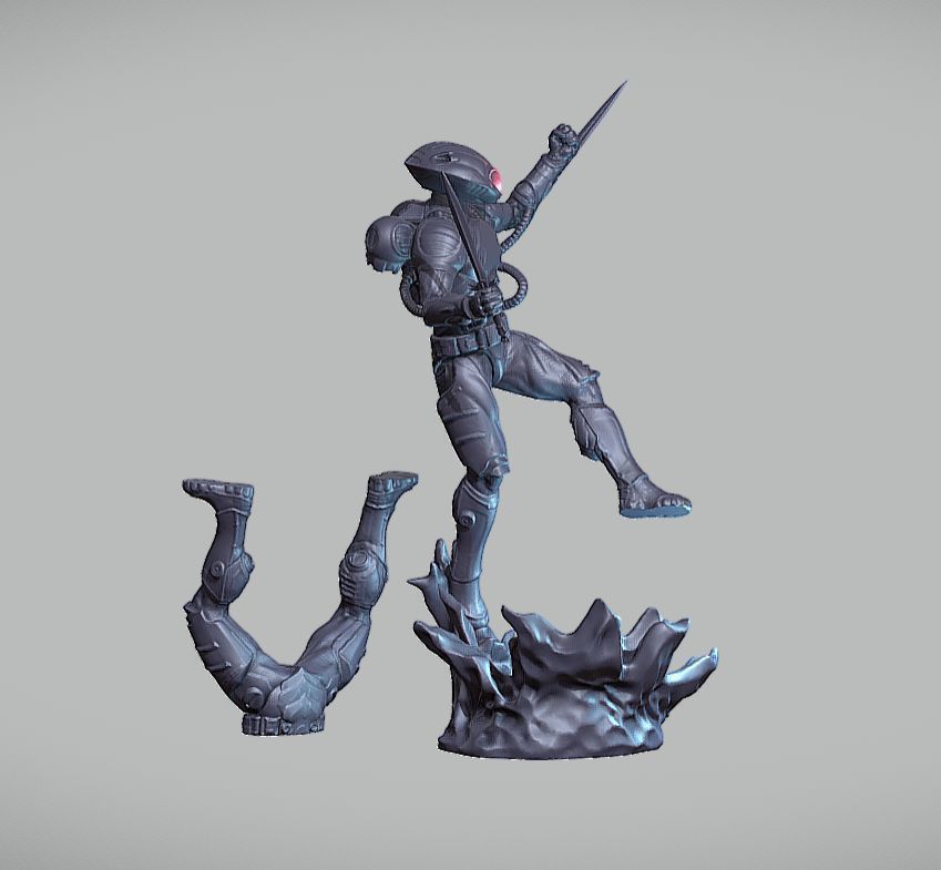BLACK MANTA inspirited model 3D print model_7