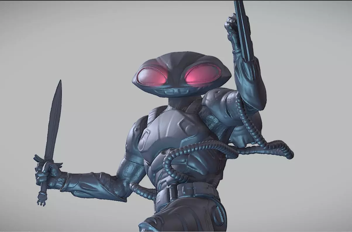 BLACK MANTA inspirited model 3D print model_0