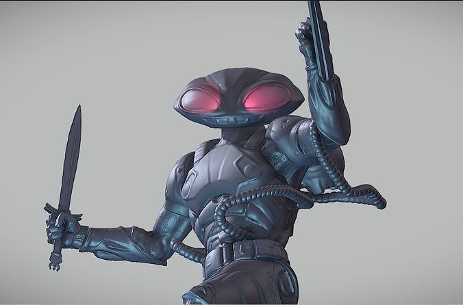 BLACK MANTA inspirited model 3D print model