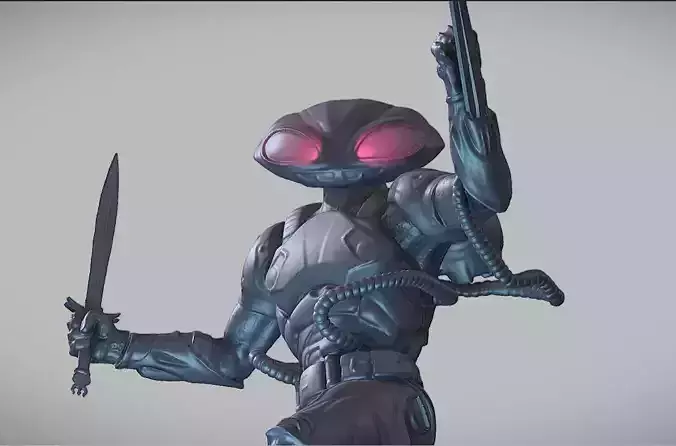 BLACK MANTA inspirited model 3D print model
