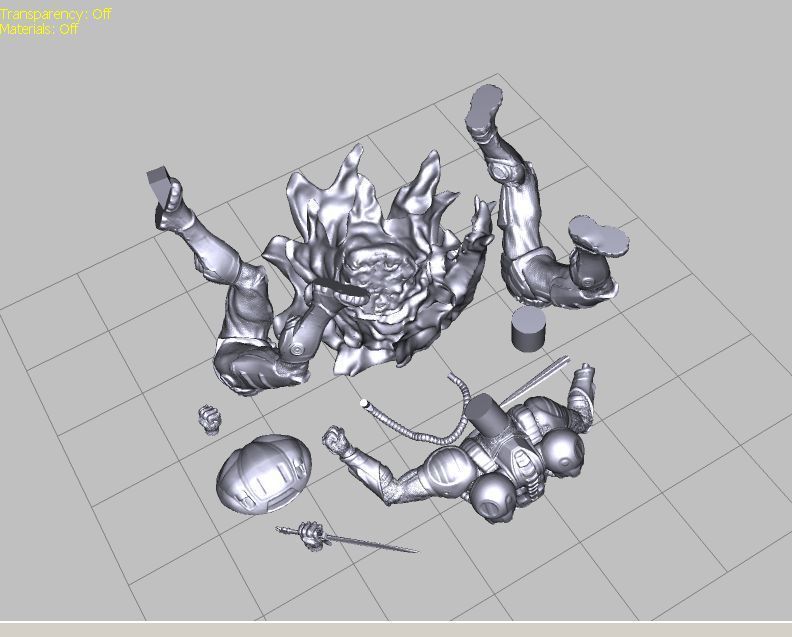 BLACK MANTA inspirited model 3D print model_14