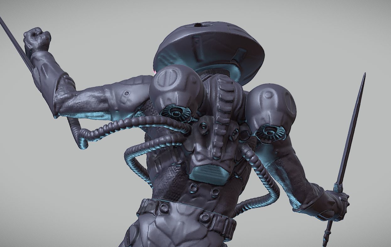 BLACK MANTA inspirited model 3D print model_3