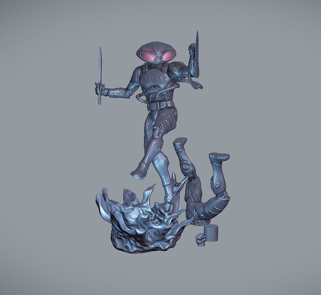 BLACK MANTA inspirited model 3D print model_5