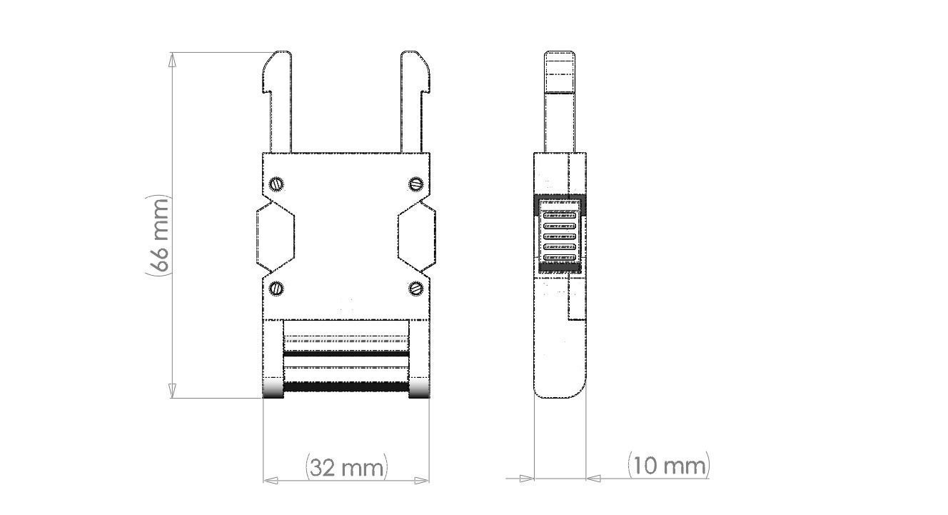 Universal Buckle 3D print model_12