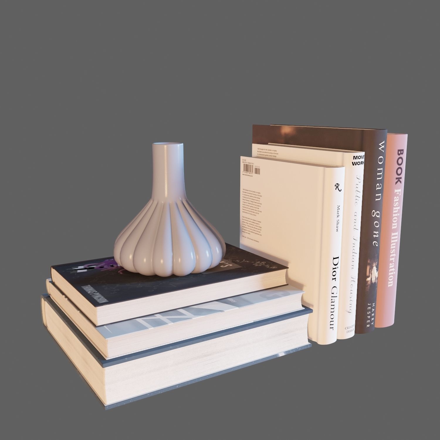 Scandinavian set 002  3D model_4