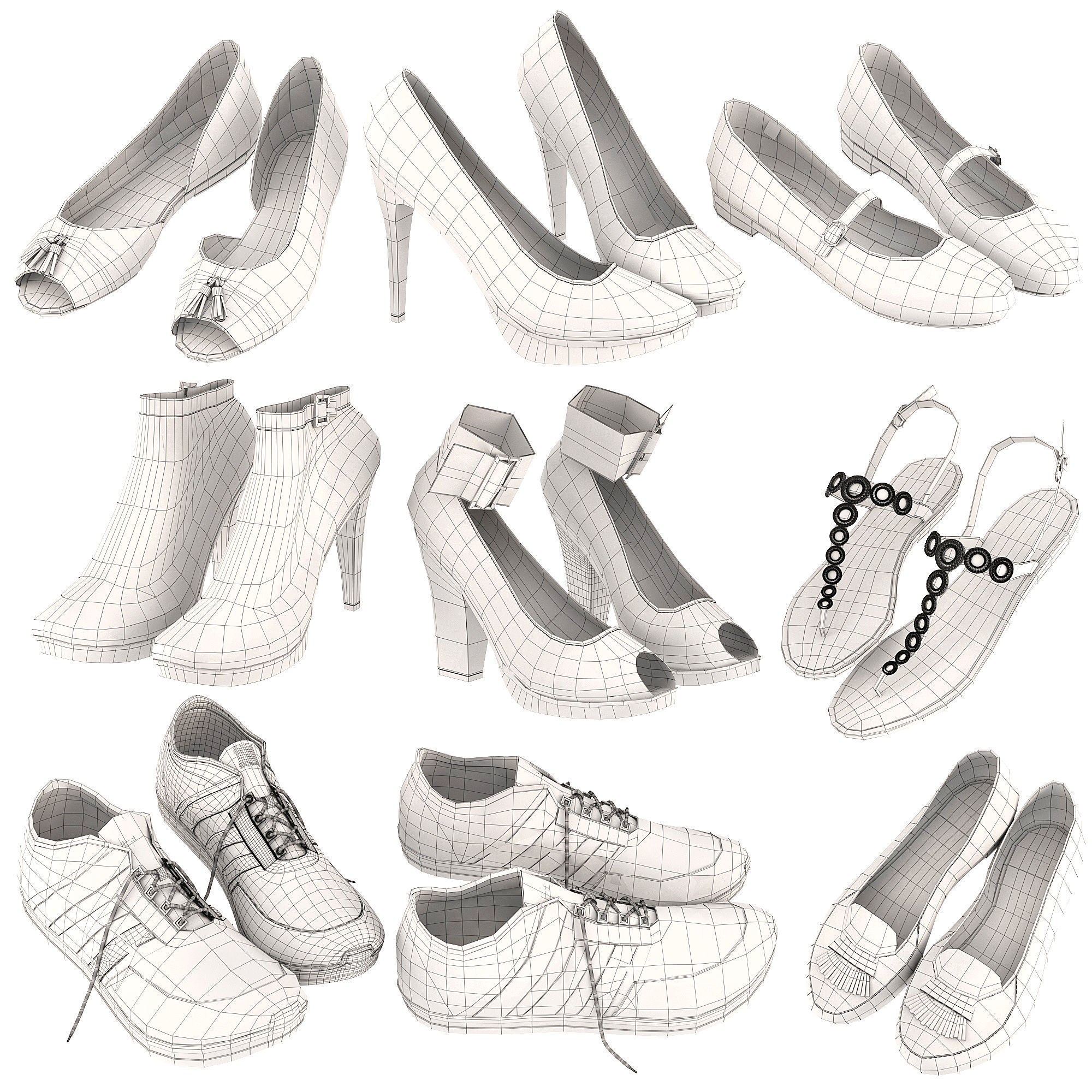 Footwear 2 3D model_1
