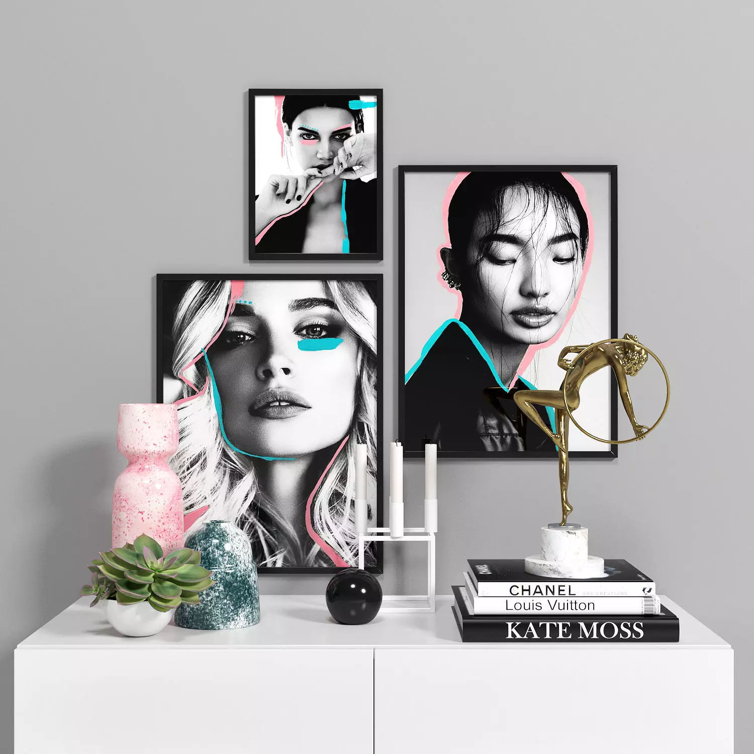 Scandinavian set 005  3D model_0