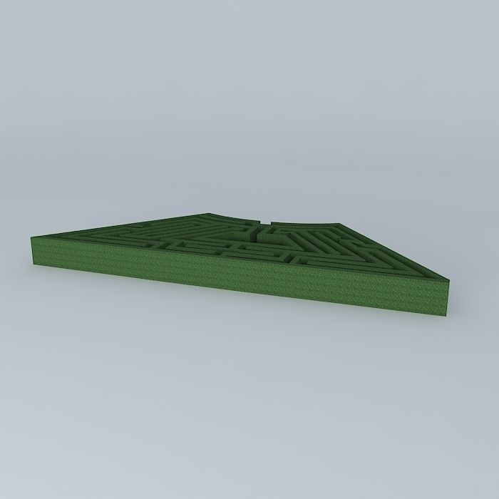 Hampton Court maze Free 3D model_1