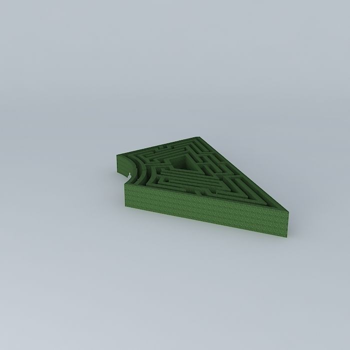 Hampton Court maze Free 3D model_2