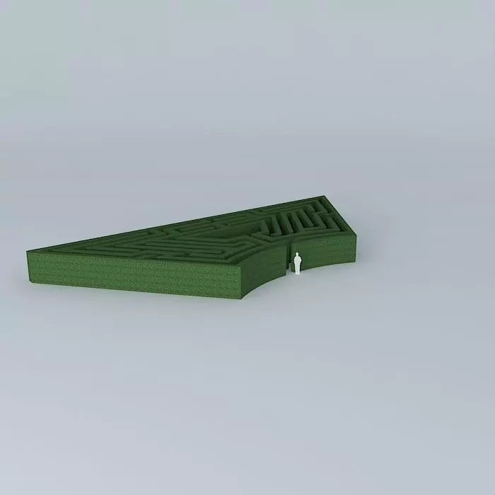 Hampton Court maze Free 3D model_0