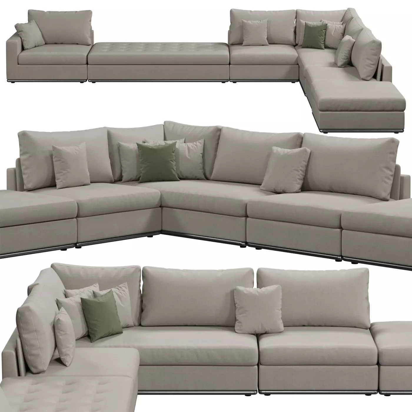 Giulio Marelli Oliver sofa 3D model