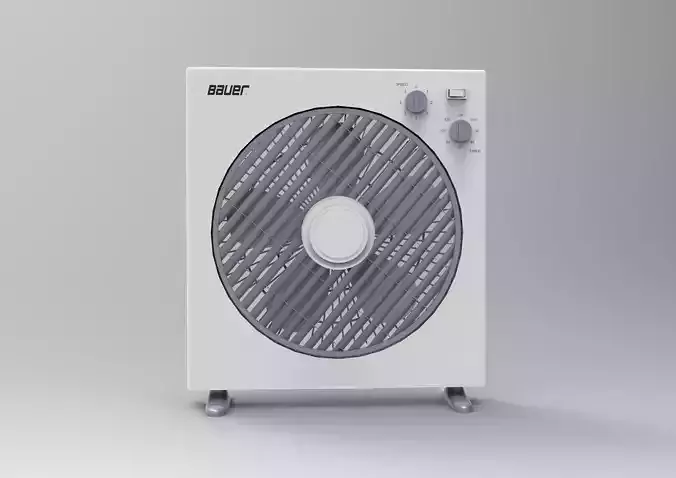 Fan Box 3D model
