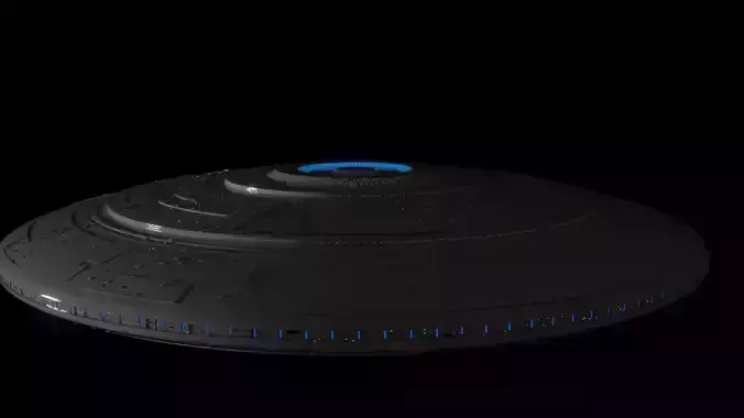 Saucer Concept 7  Free 3D model