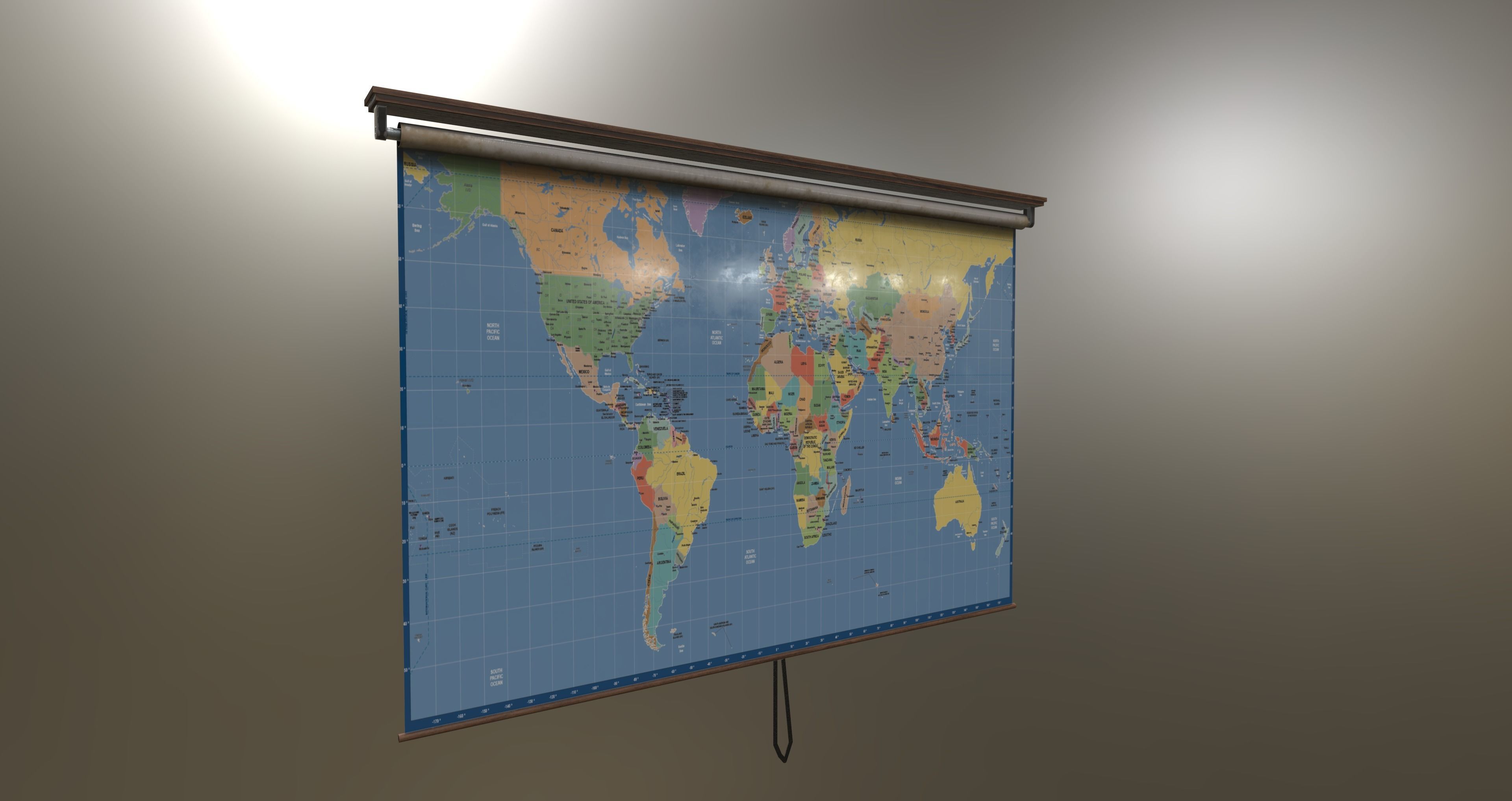 Low-Poly Classroom Pack Low-poly 3D model_81