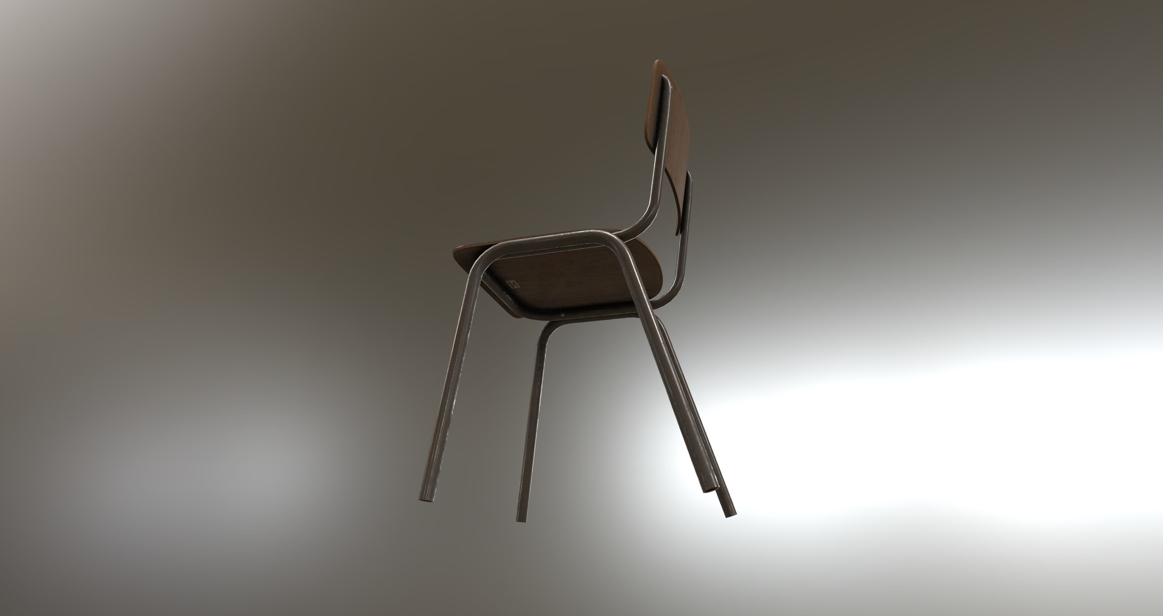 Low-Poly Classroom Pack Low-poly 3D model_13