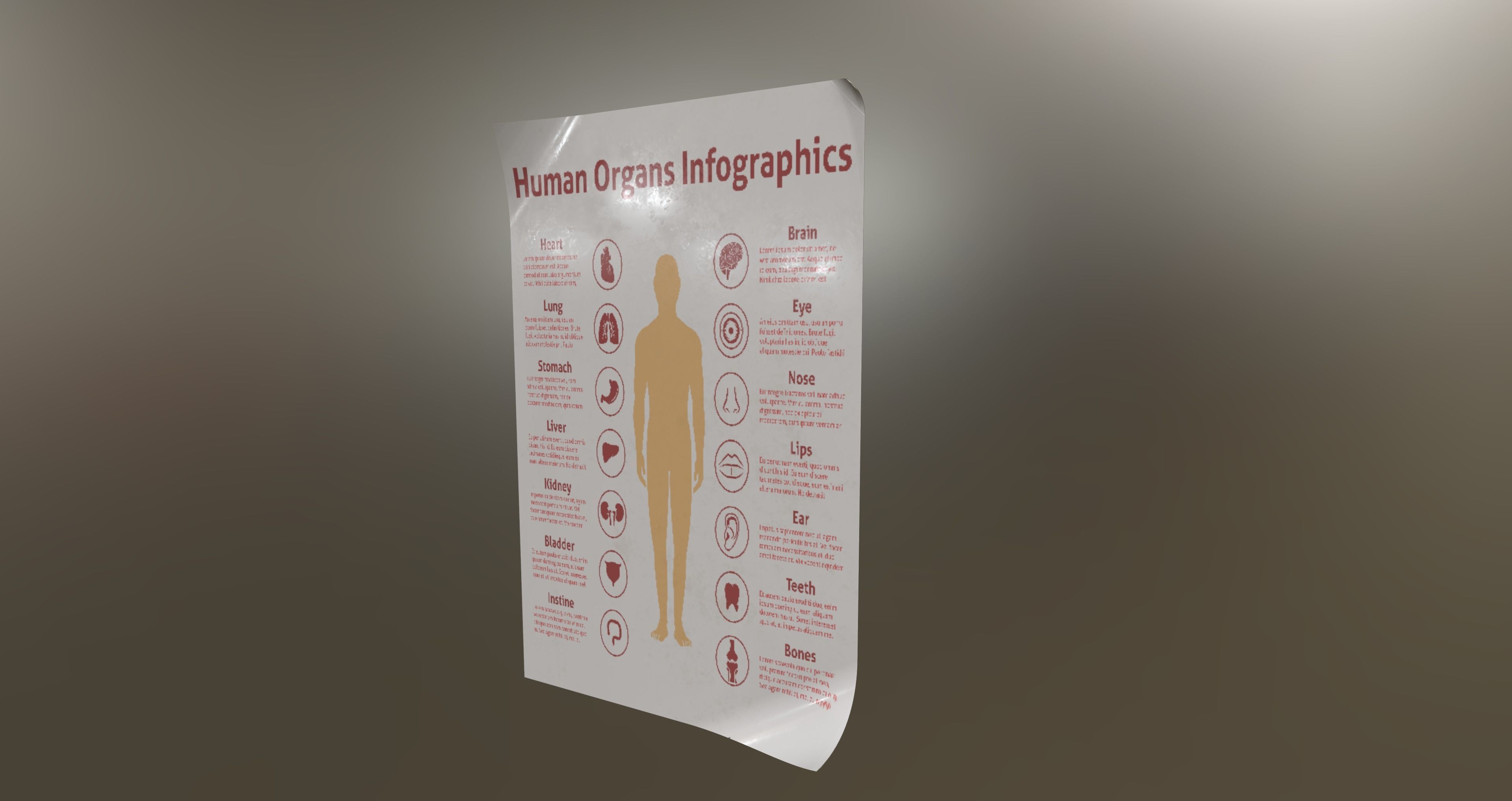 Low-Poly Classroom Pack Low-poly 3D model_67