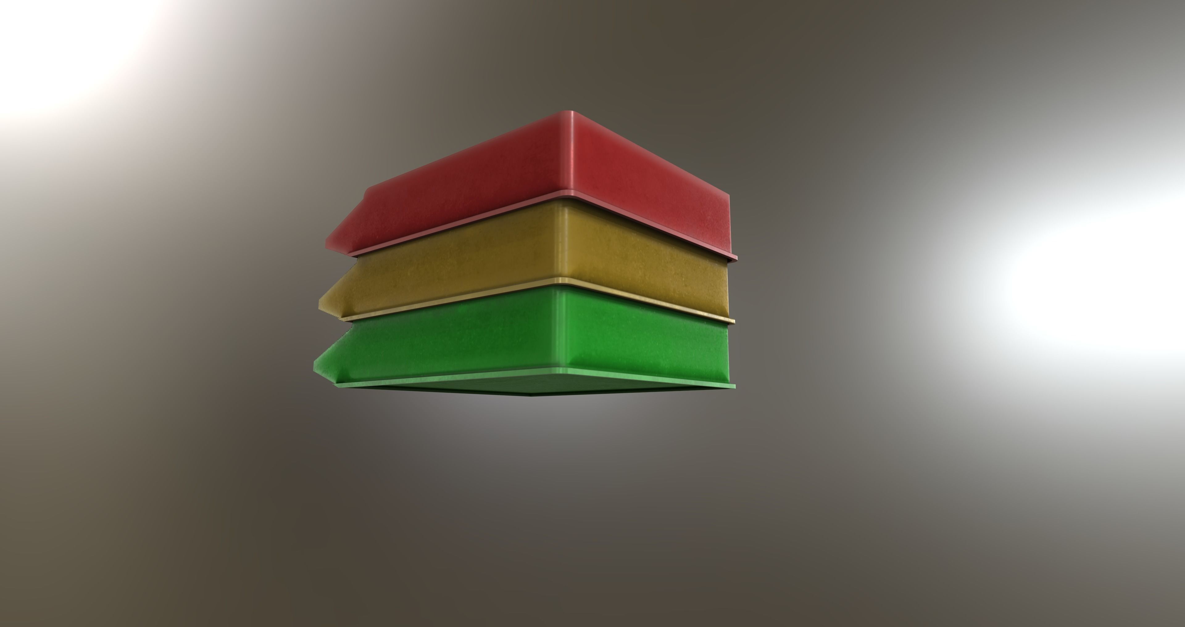 Low-Poly Classroom Pack Low-poly 3D model_35