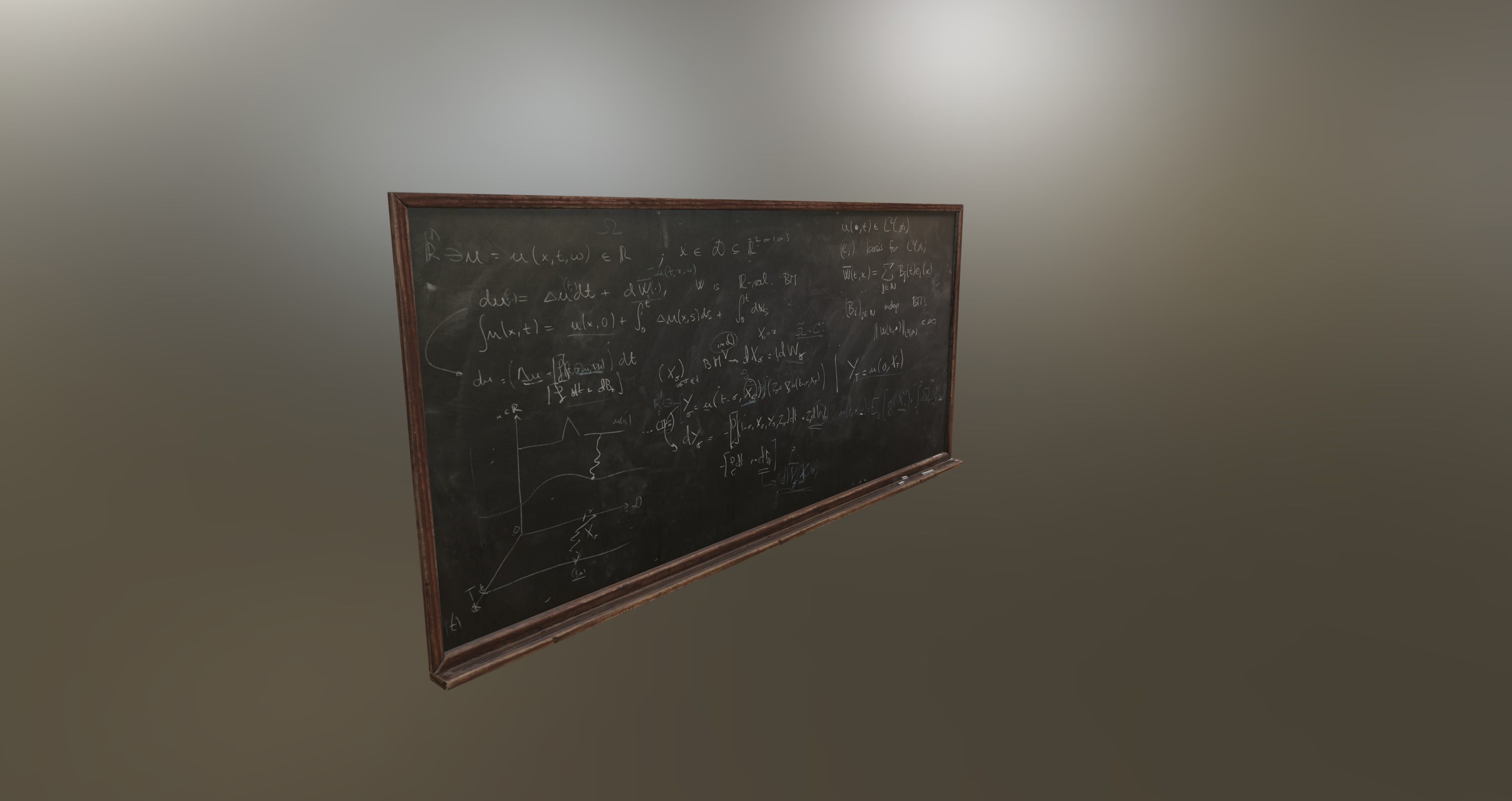 Low-Poly Classroom Pack Low-poly 3D model_3