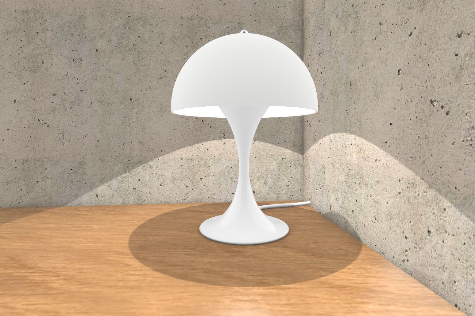 Panthella Table Lamp 3D print model_4
