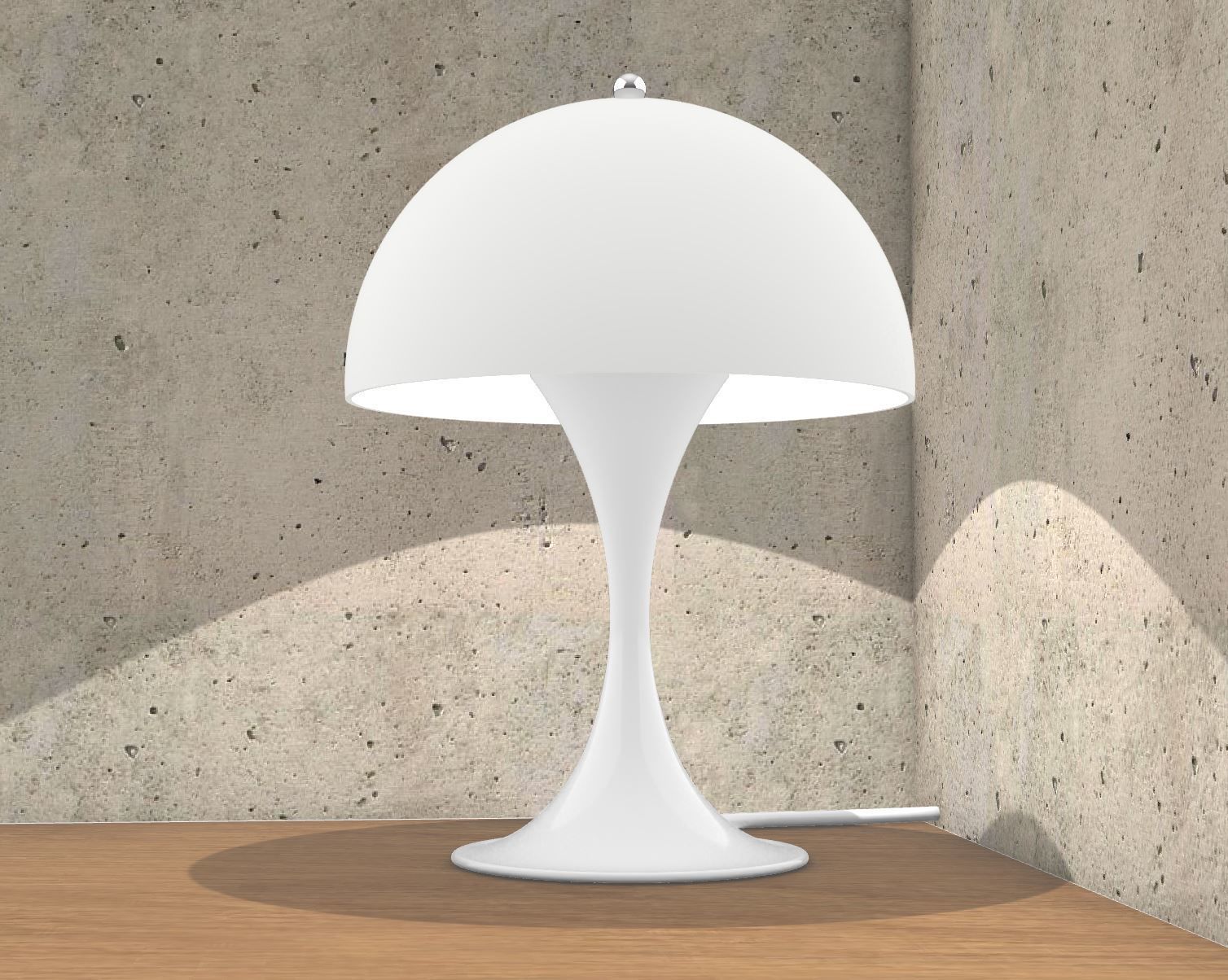 Panthella Table Lamp 3D print model_2