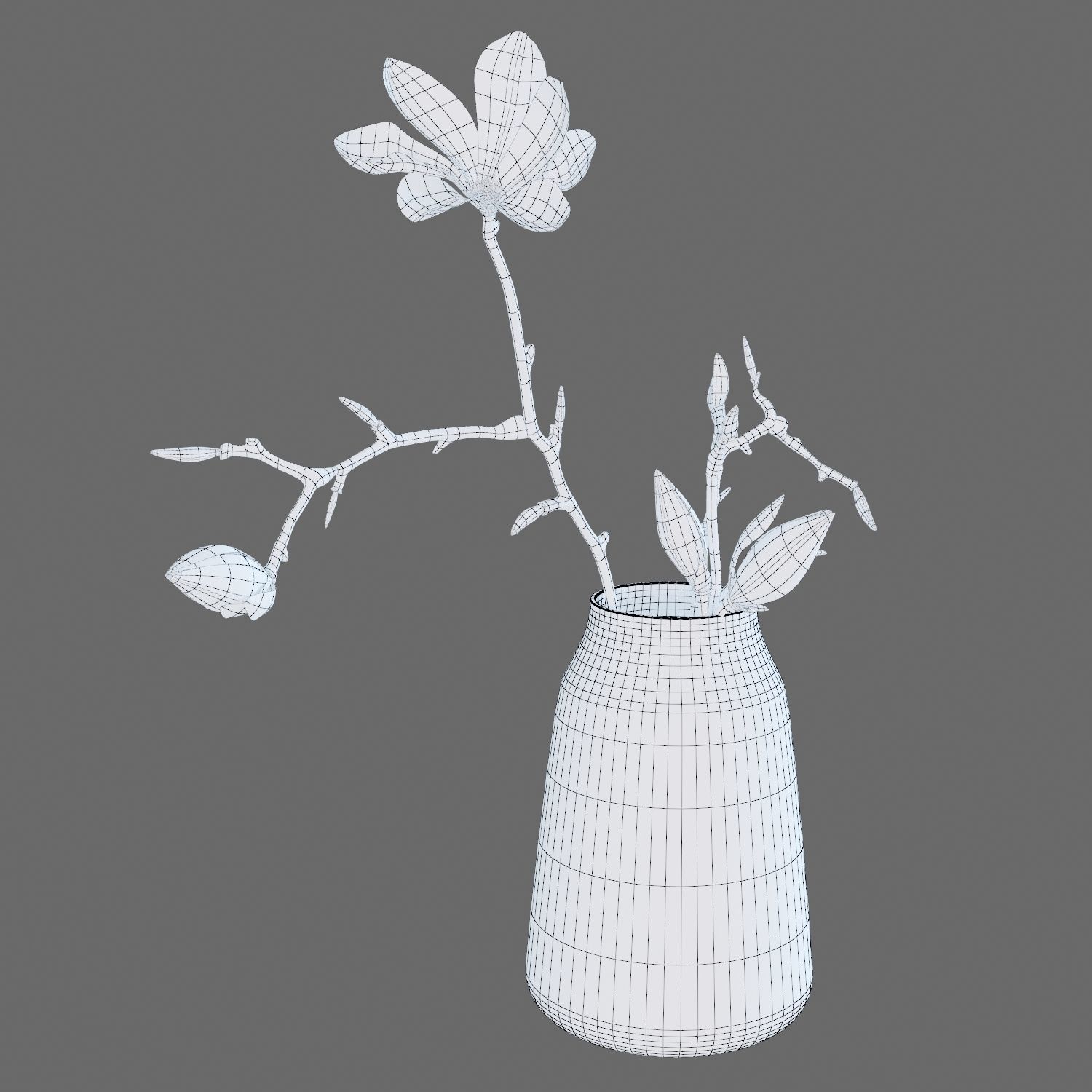 Decorative set 002  3D model_8