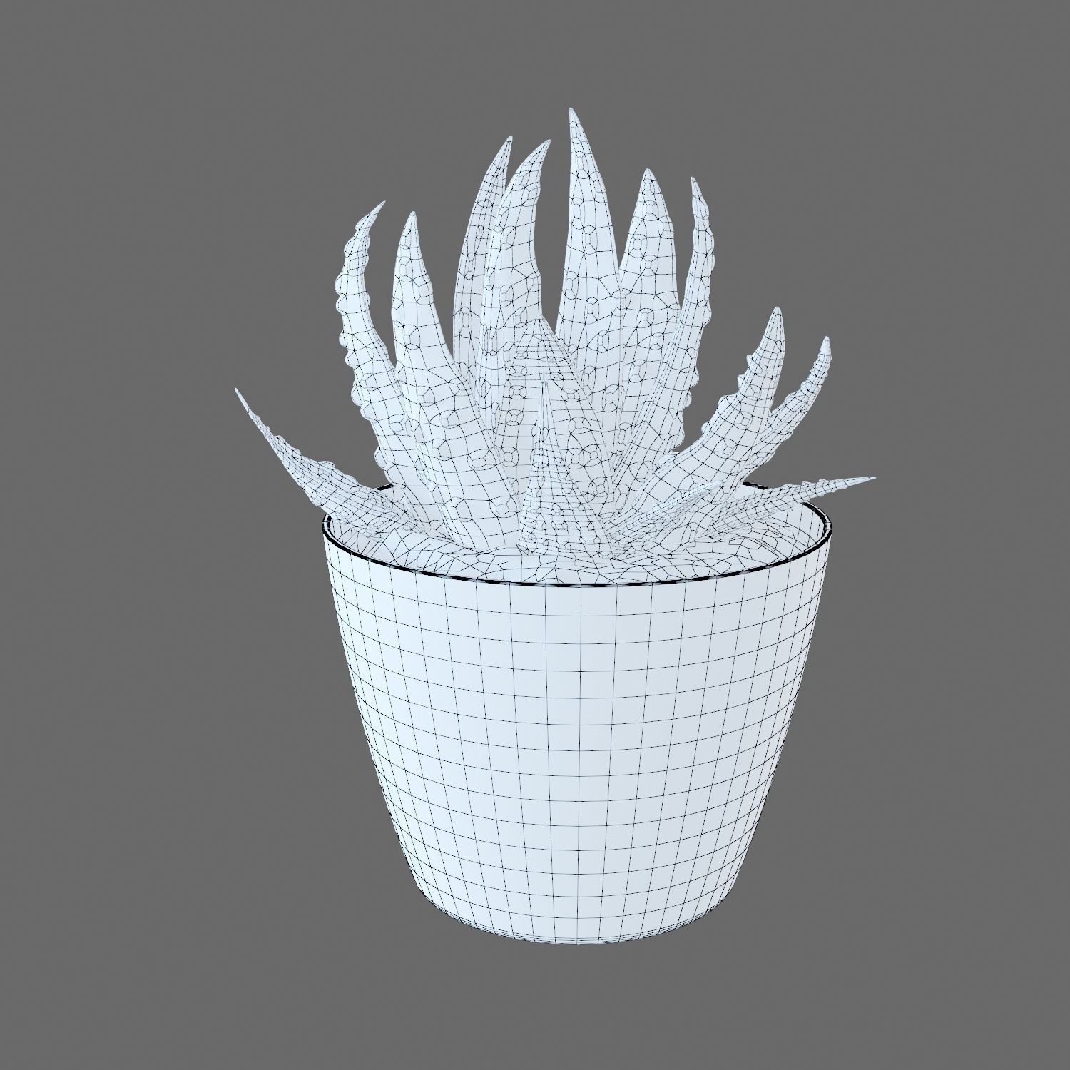 Decorative set 003  3D model_6