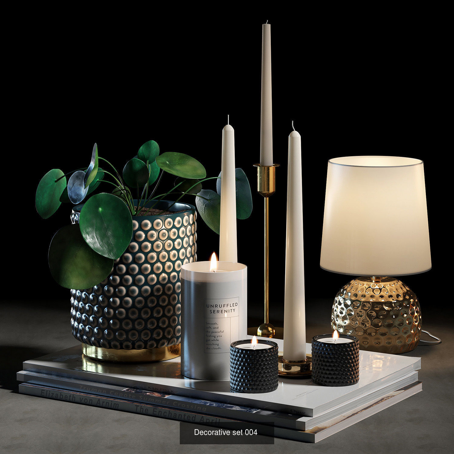 Decorative  sets 001-004 3D Model Collection_5
