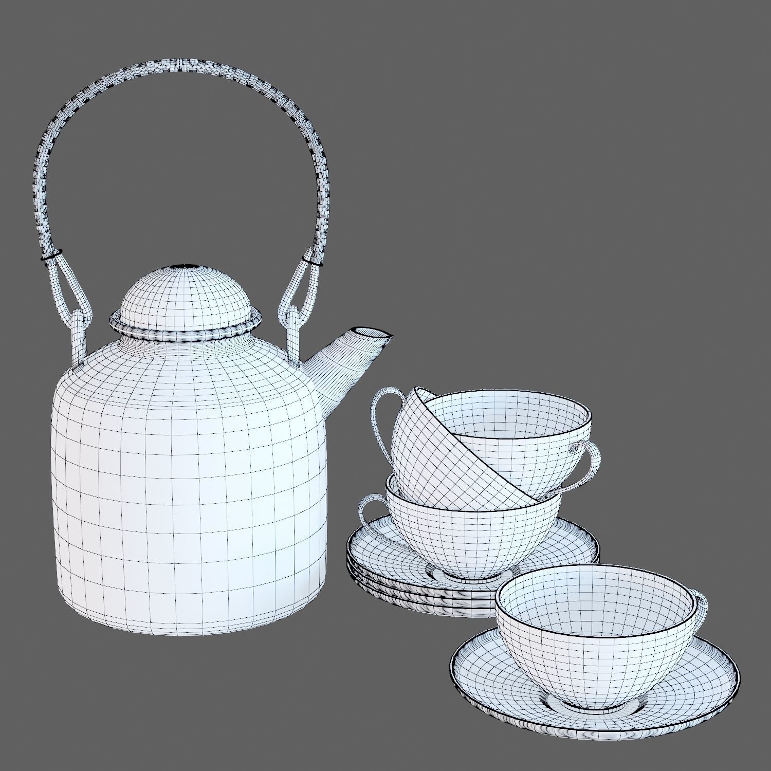 Scandinavian set 001-006 3D Model Collection_26