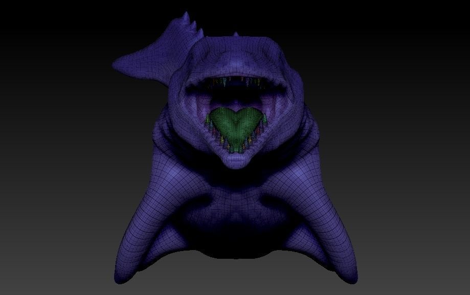 Mosasaurio shark 3D print model_12
