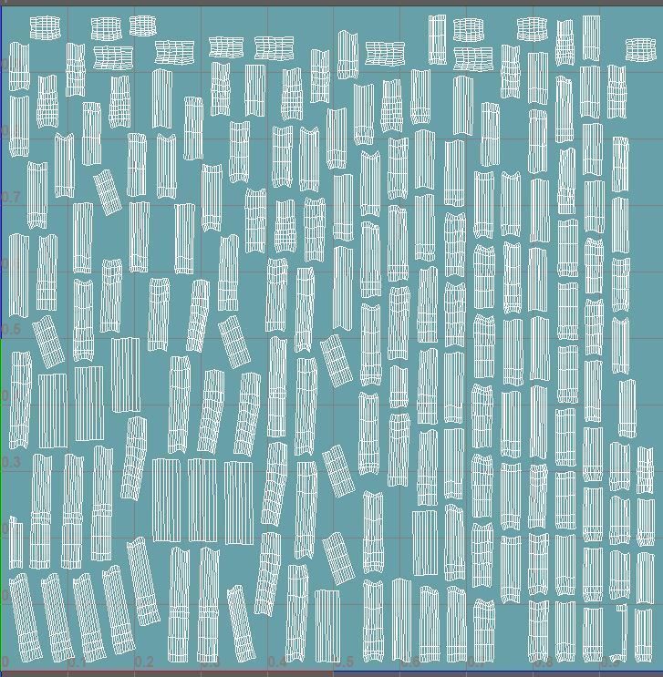 Wooden Straight Modular Dock 2 Piece Set Low-poly 3D model_28