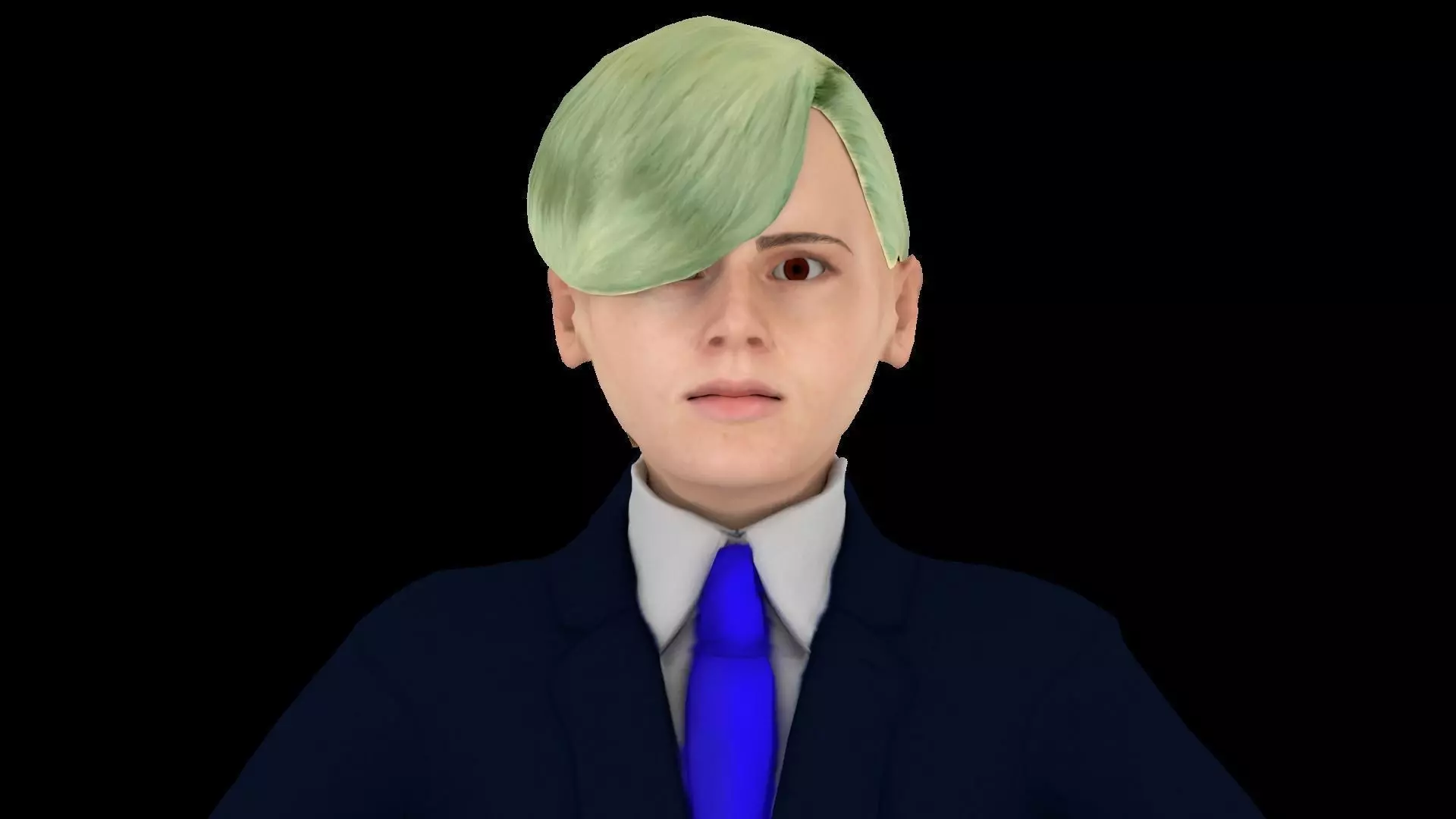 Model 8 man in suit 3D model_0