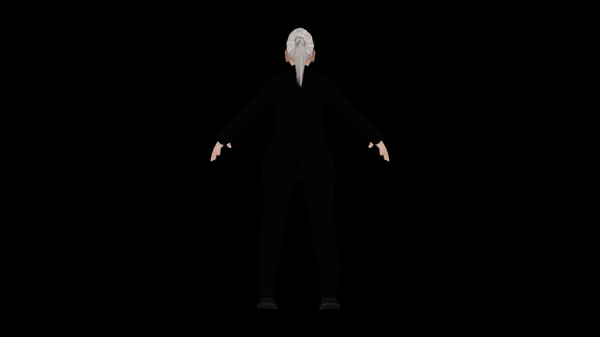 Model 10 man in suit 3D model_3
