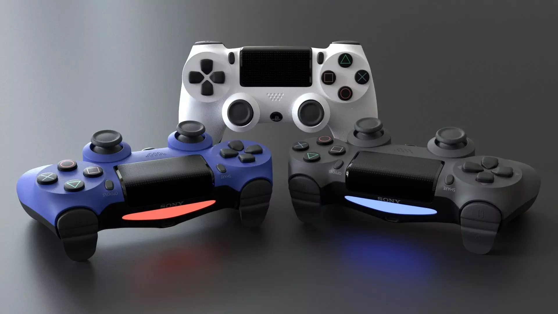controller ps4 2019 3D model