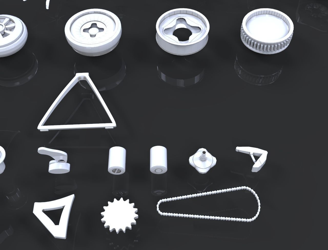 Industrial - Kitbash Low-poly 3D model_12