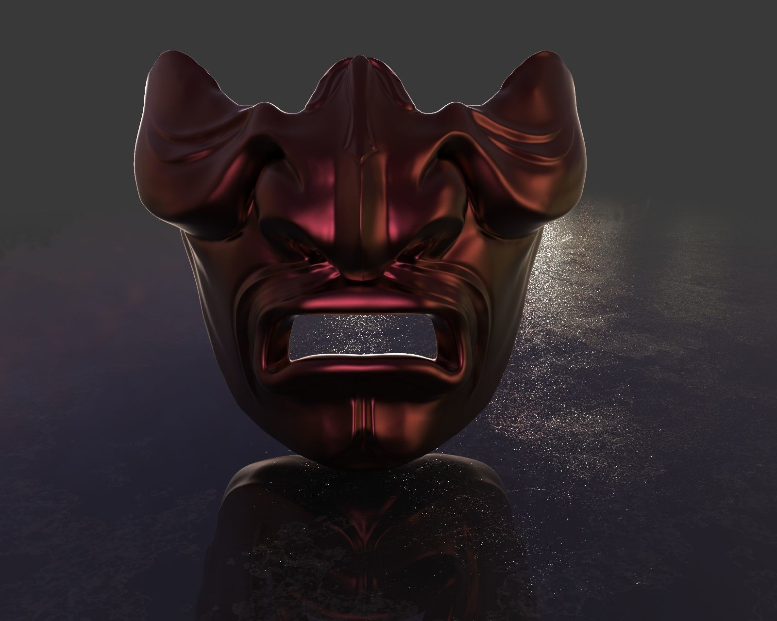 Kabuto Mempo Mask 3D print model_6