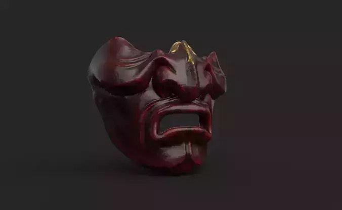 Kabuto Mempo Mask 3D print model