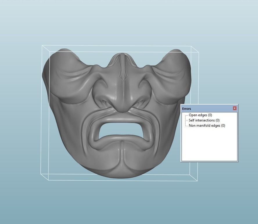 Kabuto Mempo Mask 3D print model_7