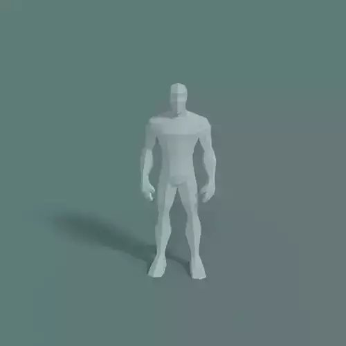 Low Poly Masculine Character