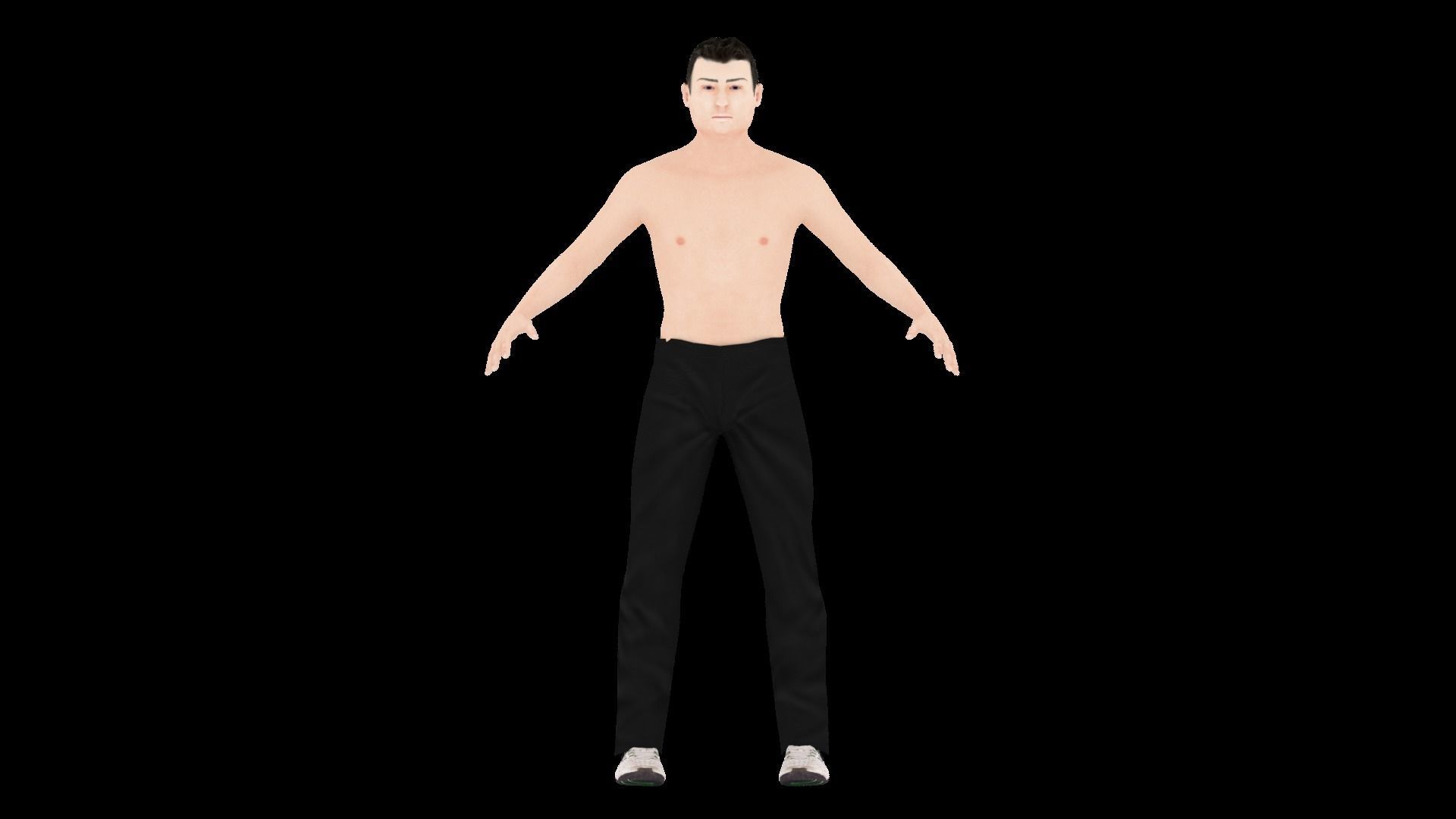 Model 3 man 3D model_1