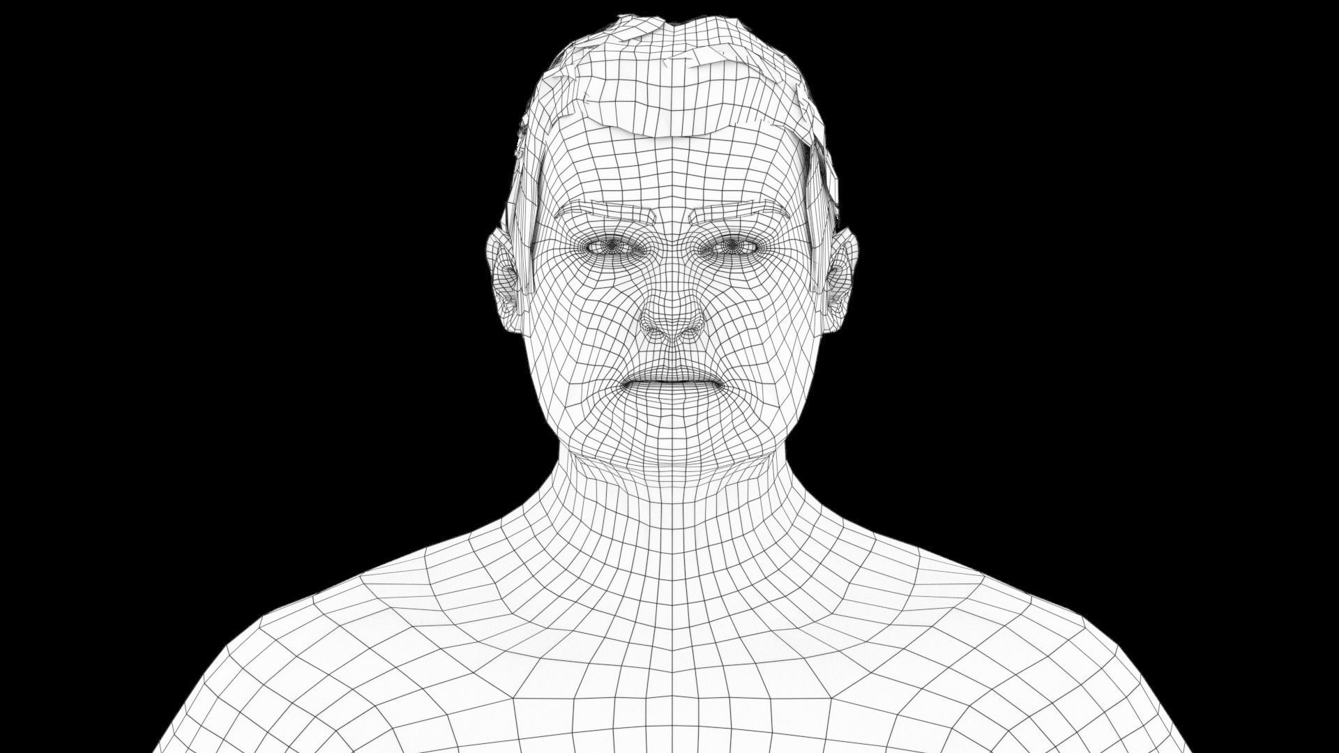 Model 3 man 3D model_5