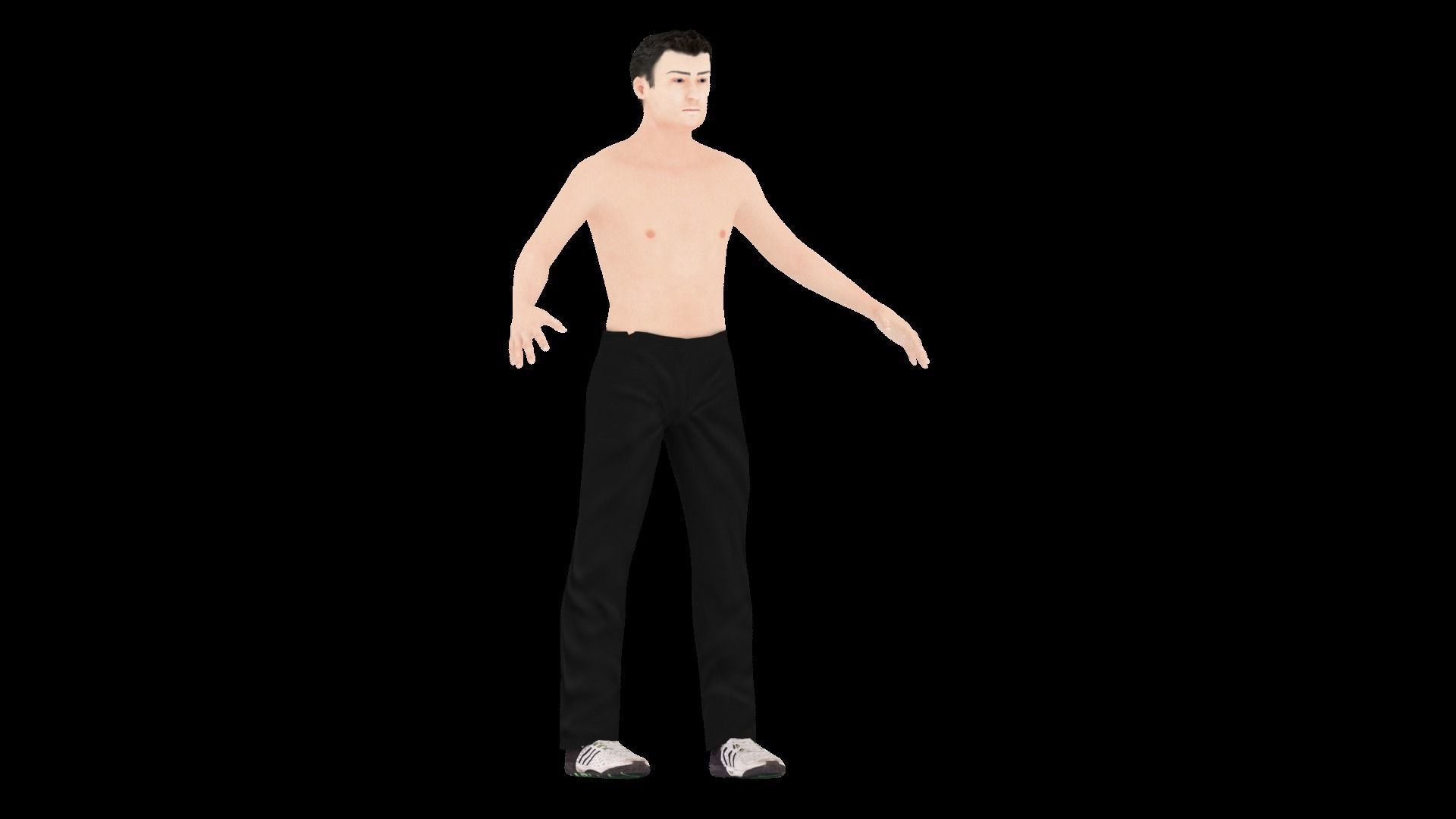 Model 3 man 3D model_2