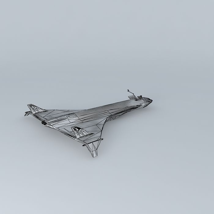Detailed Orbital Space Plane Please Rate Free 3D model_3