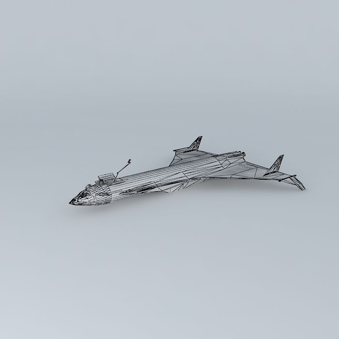 Detailed Orbital Space Plane Please Rate Free 3D model_4