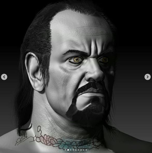 undertaker head 3D print model_2