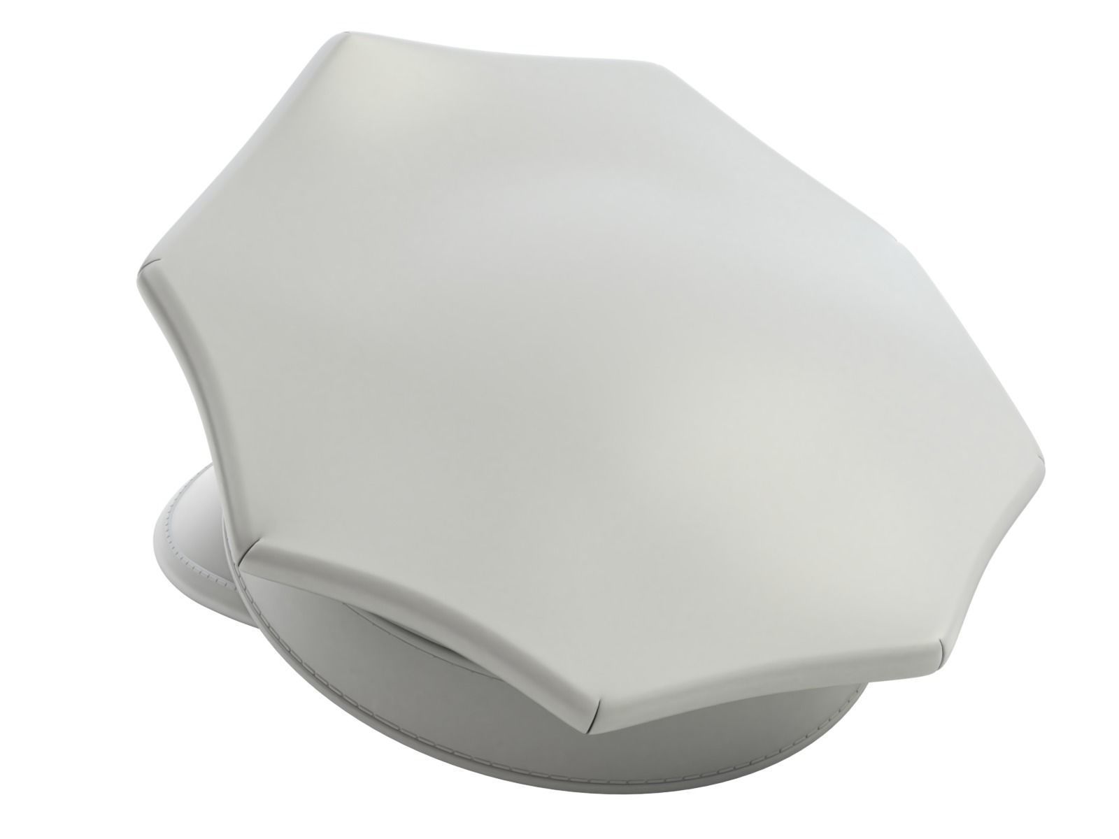 Yellow Taxi Cap 3D model_14