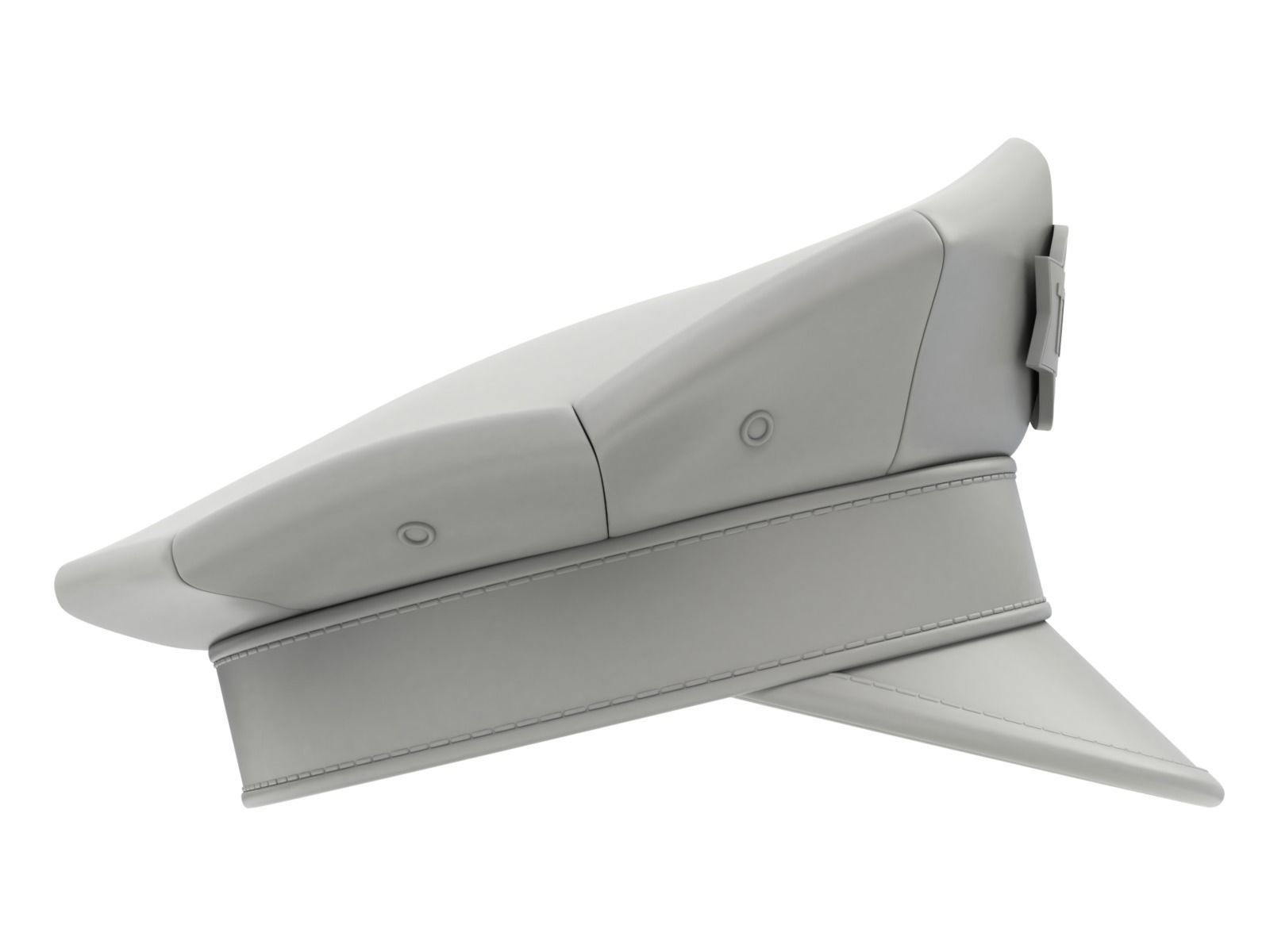 Yellow Taxi Cap 3D model_17