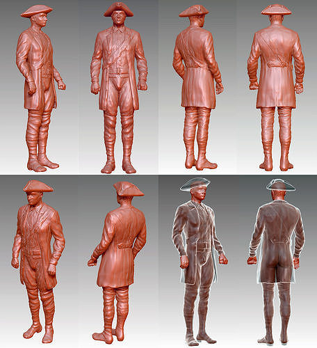 Musketeer dc comics - joker 3D model